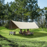 Тент NATUREHIKE CLOUD SKIES TARP C2350WS010 150D 680*575 см песочный 6977465866523